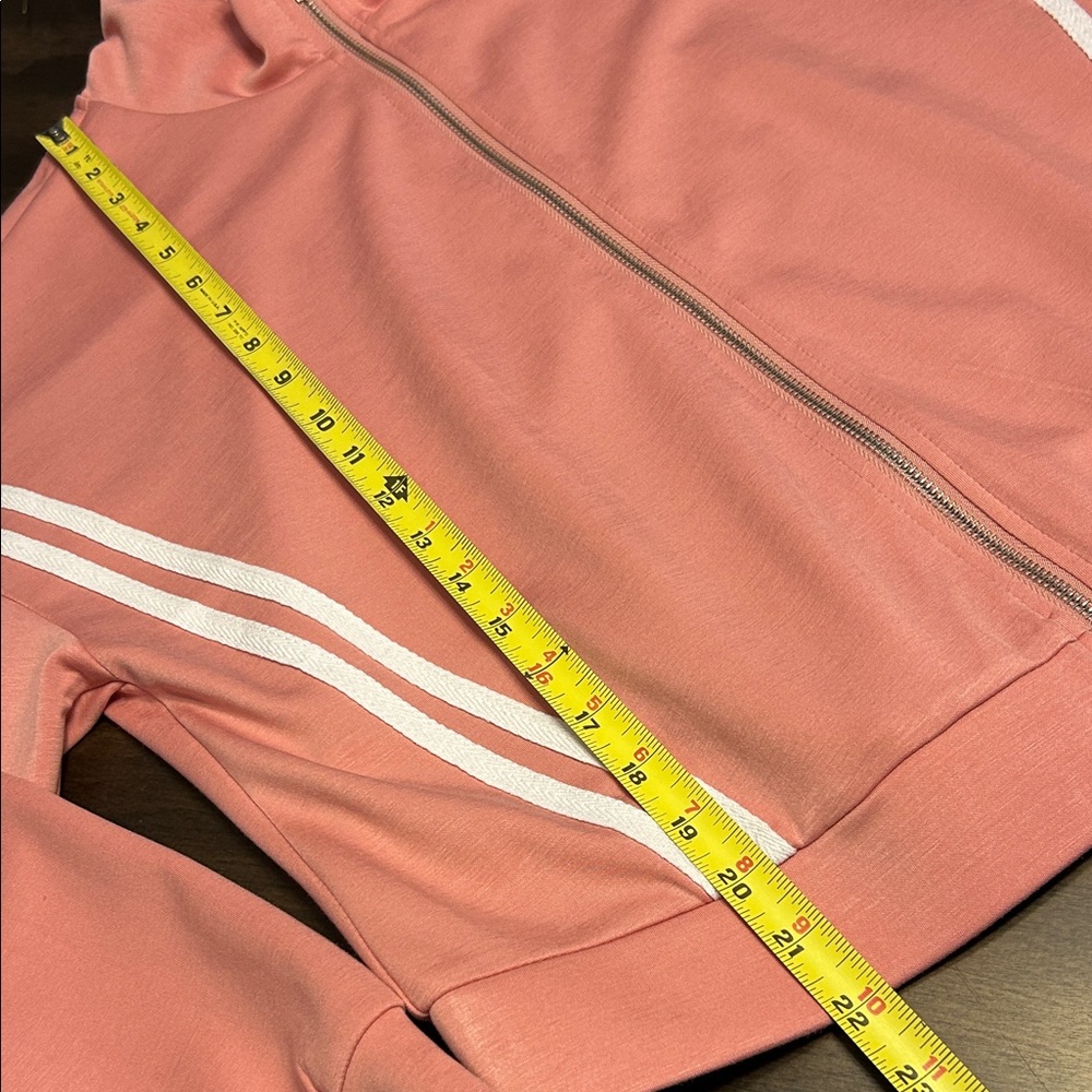 Pink Tracksuit with White Stripes - Picture 9 of 10